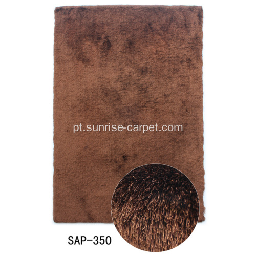 Poliéster 150D Shaggy Carpet Long Pile